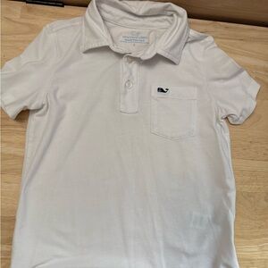 Little boys size 6 Vineyard Vines White Polo Shirt